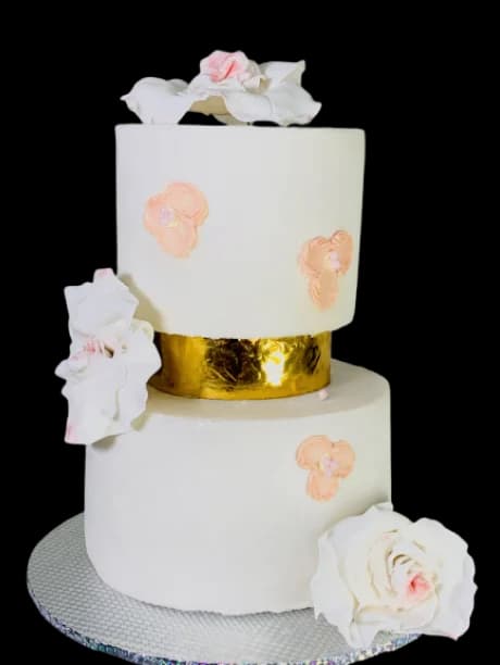 2 Step Wedding Cake