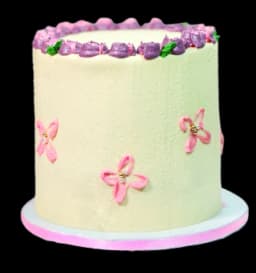 4 layered butter cream cake