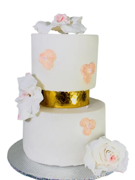 2 Step Wedding Cake