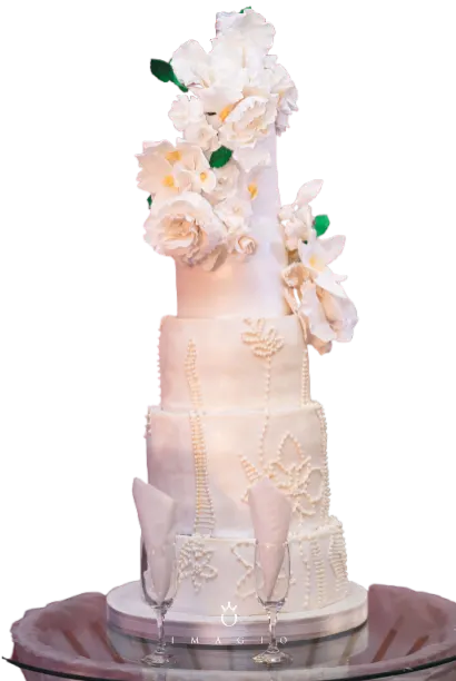 5 Tier Wedding Cake
